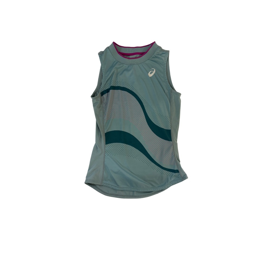Asics Women's Tank Top - Gray and Teal